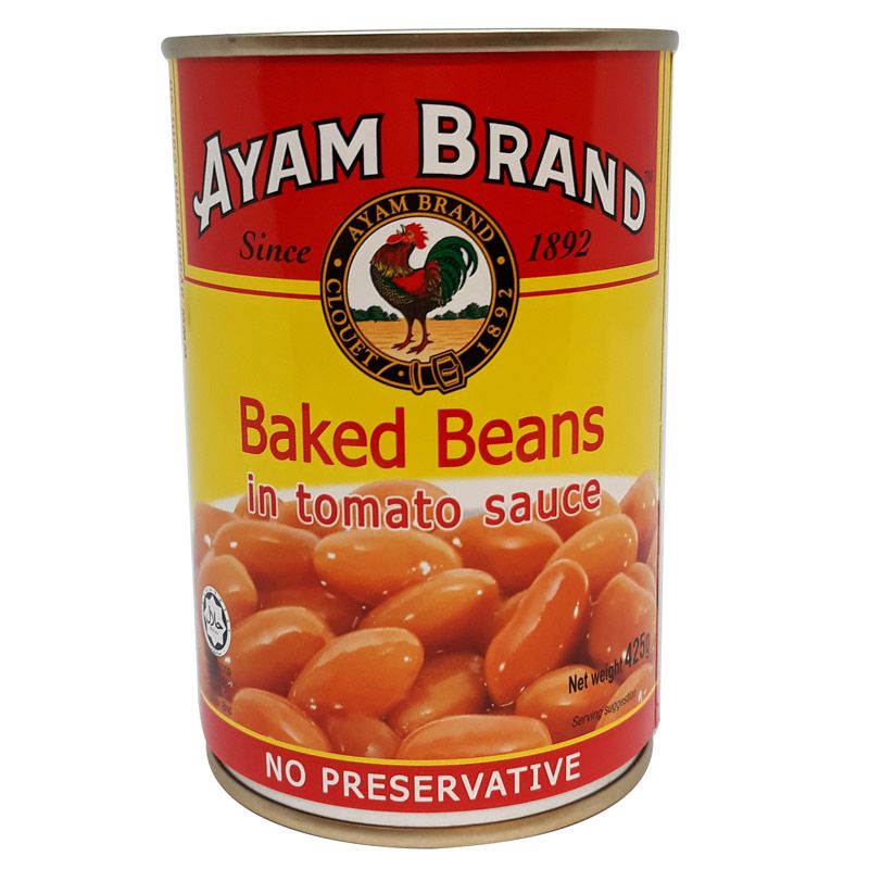 ĐẬU SỐT CÀ CHUA VỊ PHÔ MAI AYAM BRAND 425G