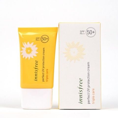  Kem chống nắng Innisfree perfect uv protection cream Triple Care 