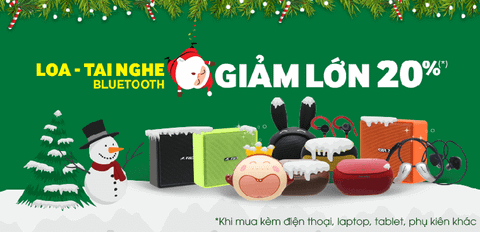 Giảm đến 20% khi mua loa và tai nghe Bluetooth tại Điện máy XANH