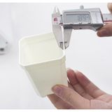  Chậu nhựa siêu dầy trồng sen đá 7x7cm - Tặng kèm đĩa lót 