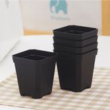  Chậu nhựa siêu dầy trồng sen đá 7x7cm - Tặng kèm đĩa lót 