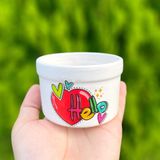  Chậu sứ hình túi mini 8x6.5cm - In hình 