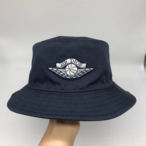 Dior x Jordan Wings Bucket Hat Navy