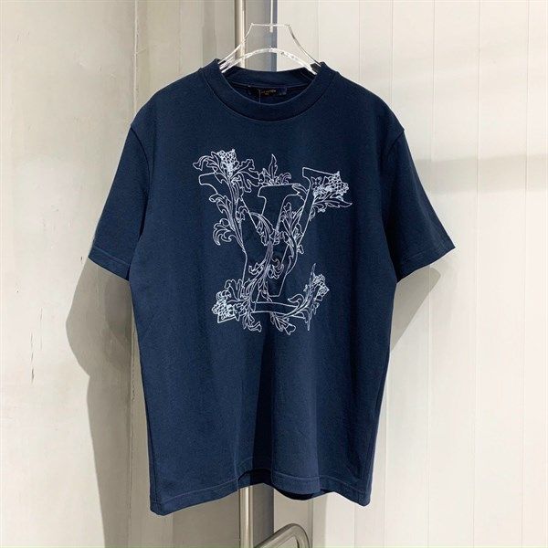 LV EMBROIDERED LV FLOWER T-SHIRT (best)