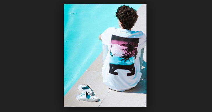 OFF WHITE SUN SET T-SHIRT (1:1)