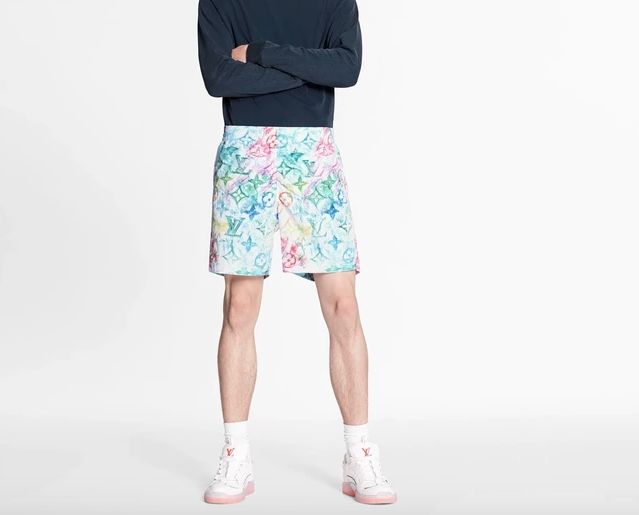 Louis Vuitton × Virgil Abloh PASTEL SWIM BOARD SHORTS