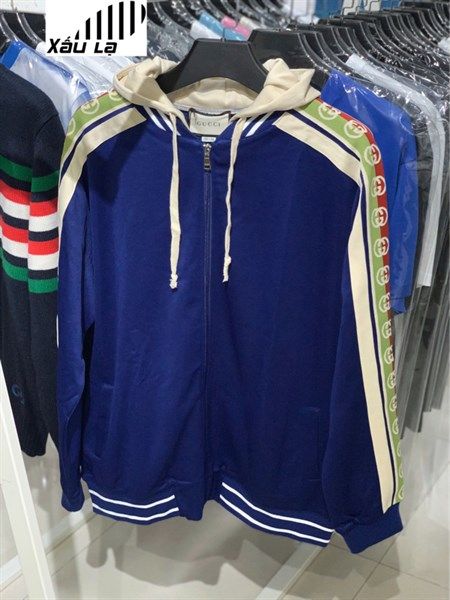 GC Blue Jersey Logo Hoodie (best)