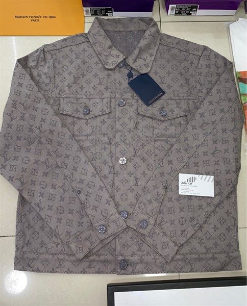 LV Denim jacket grey monogram