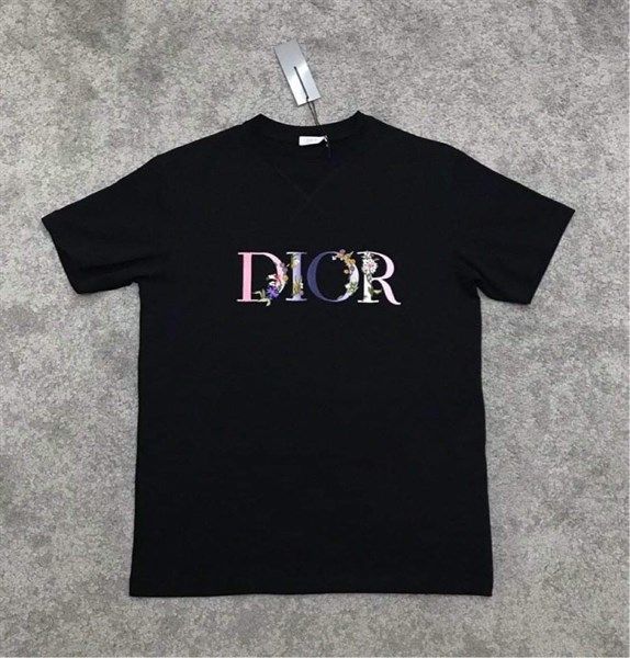 Dior Embroidered logo T-SHIRT