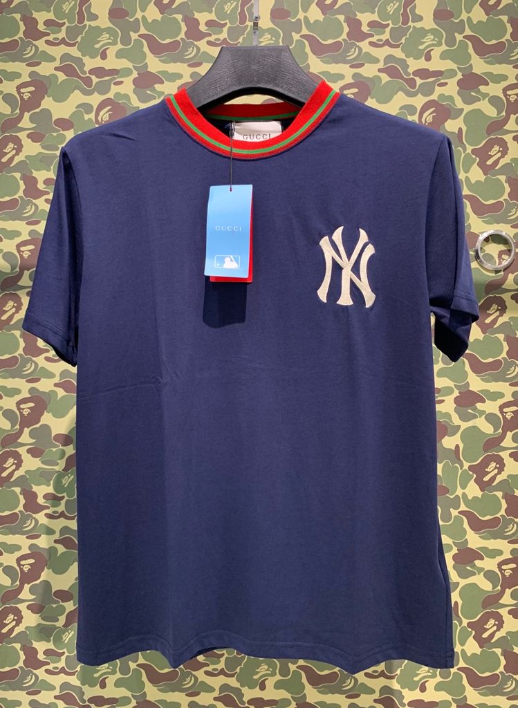 GUCCI T-SHIRT NY DARK BLUE
