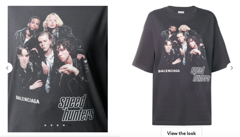 BALENCIAGA Speedhunters boyband T-shirt (1:1)