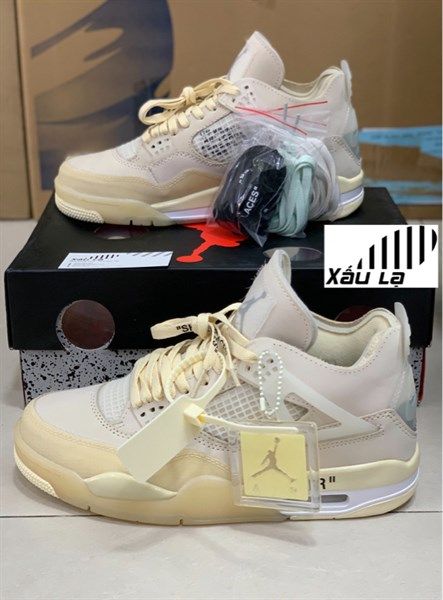 Jordan 4 Off-White “Sail” (PK)
