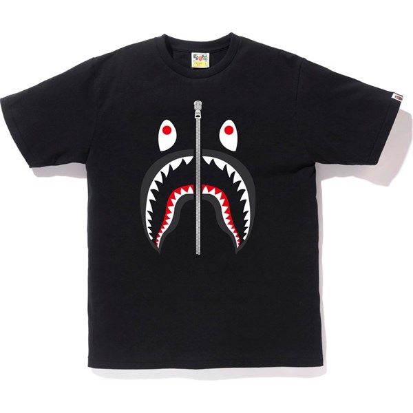 BAPE SHARK -SHIRT BLACK