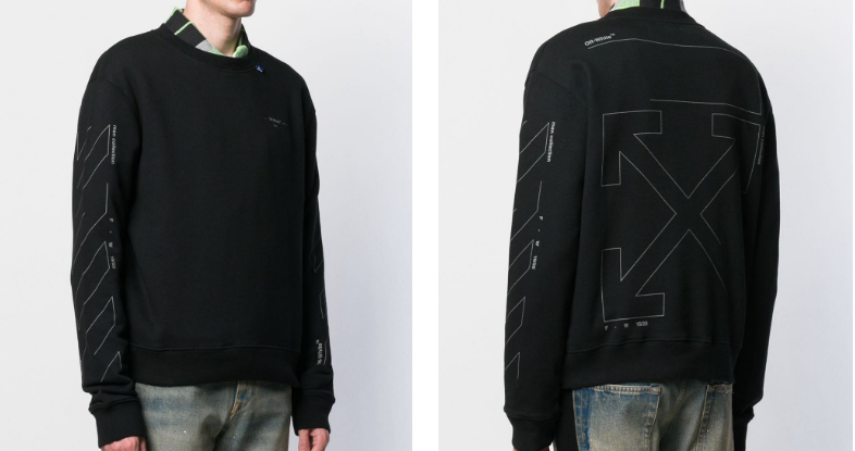 OFF-WHITE Diag sweatshirt (1:1)
