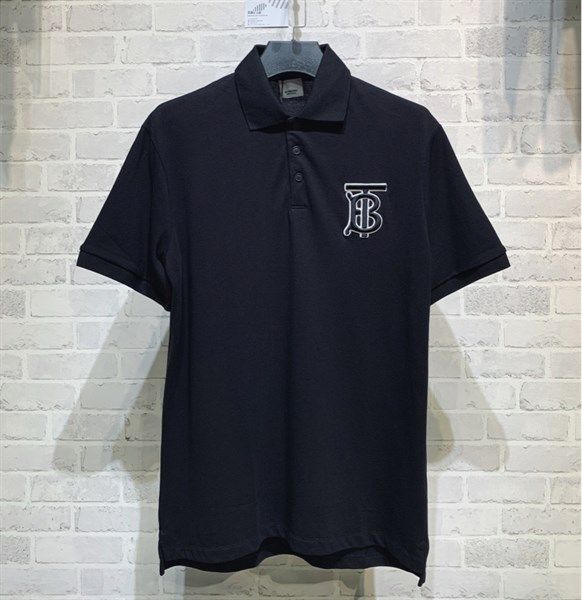 BBR Monogram Motif Cotton Piqué Oversized Polo Shirt (1:1)