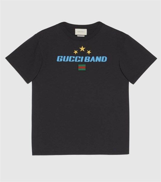 Gucci Band print oversize T-shirt black (1:1)