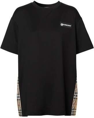Burberry Vintage Check Panel T-Shirt (1:1)