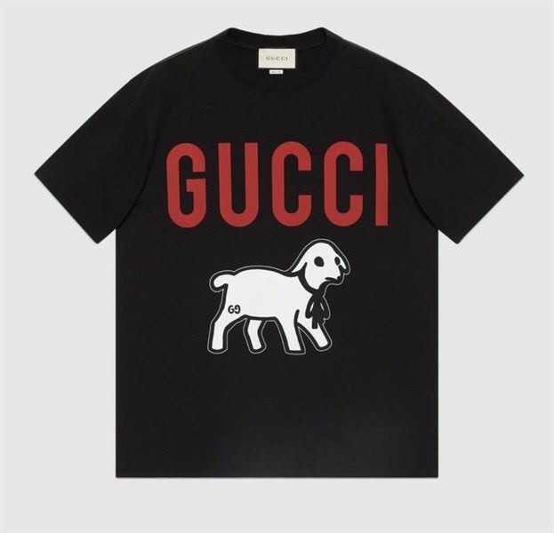 Gucci Oversize T-shirt with lamb (1:1)