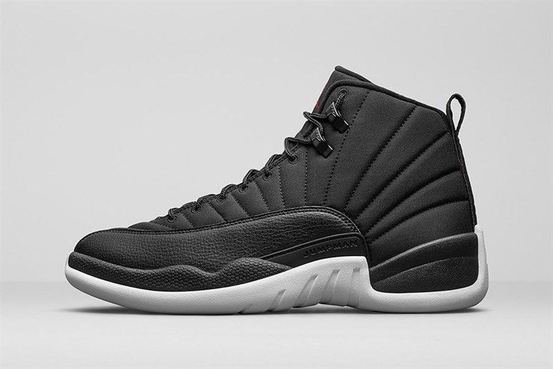 JORDAN 12 BLACK AND WHITE