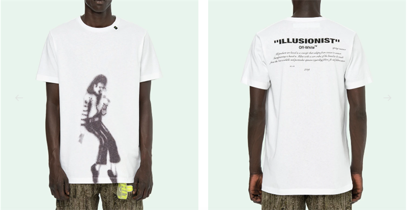 OFF WHITE 2019 Michael Jackson T-SHIRT