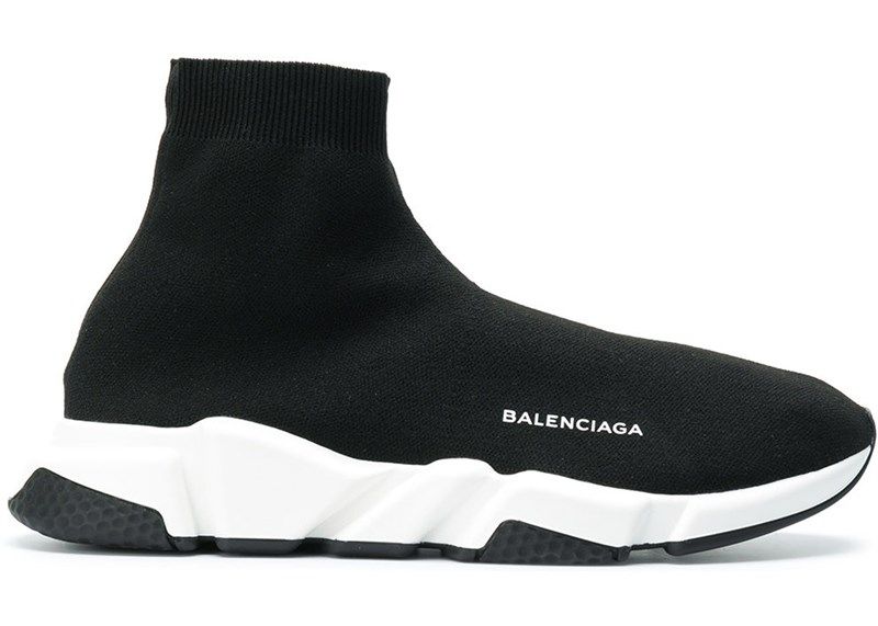 Balenciaga Speed Trainer Black White (PK)