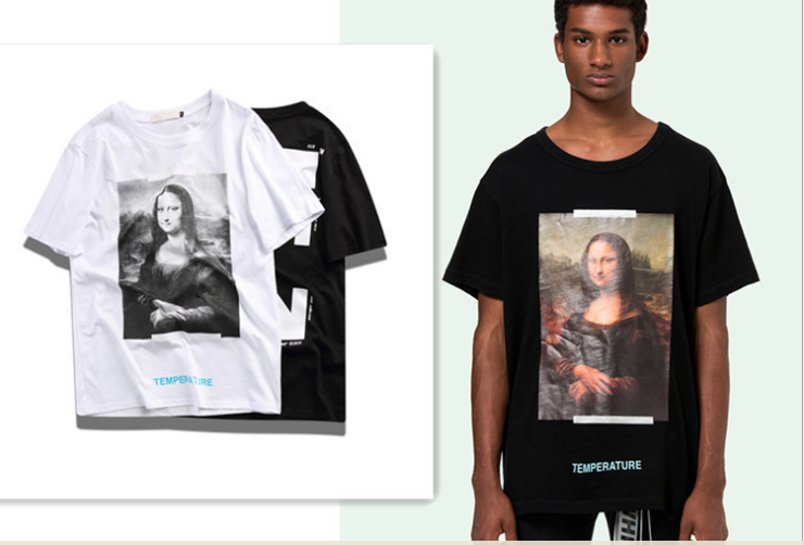 OFF WHITE T-SHIRT monalisa