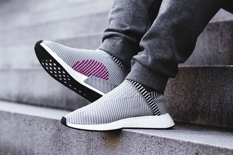 NMD R2 CITY SOCK WHITE/GREY