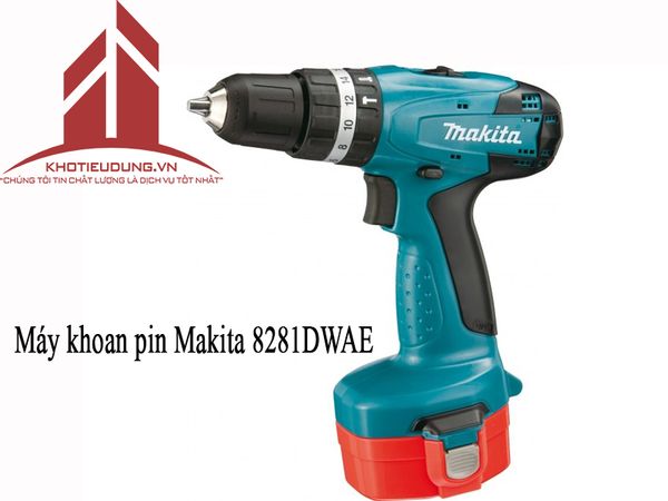 Máy khoan búa vặn vít chạy pin Makita 8281DWAE