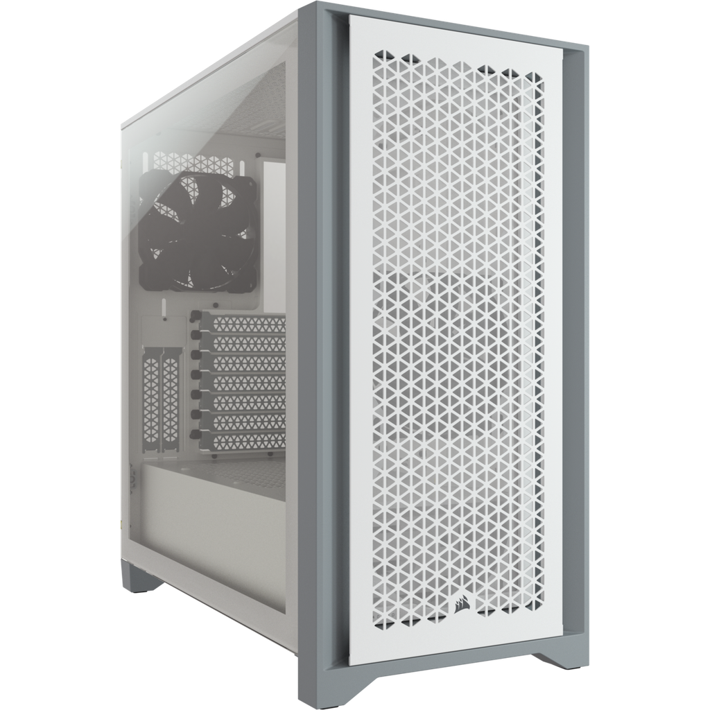 CASE CORSAIR 4000D AIRFLOW Tempered Glass Mid-Tower ATX Case — White