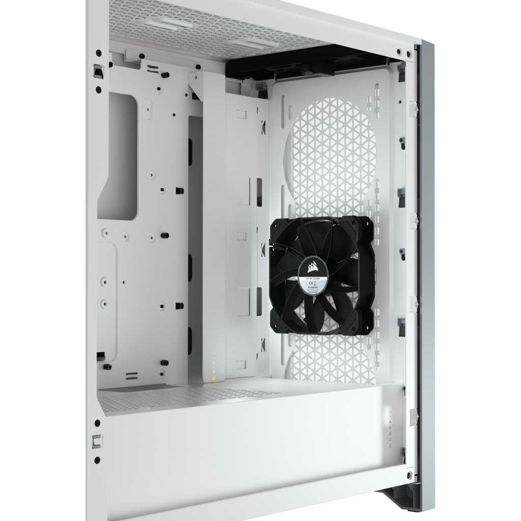 CASE CORSAIR 4000D AIRFLOW Tempered Glass Mid-Tower ATX Case — White