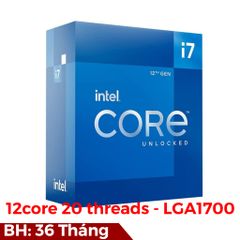 CPU Intel Core i7 12700K LGA1700 ( thế hệ 12)