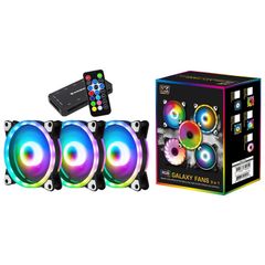 Kit 3 Fan Xigmatek Galaxy Ultimate CO120 RGB