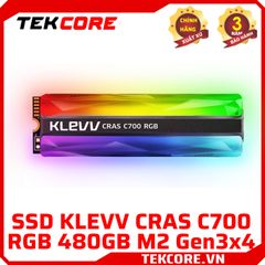 SSD KLEVV CRAS C700 RGB 480G nvme Gen3x4