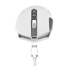 Chuột Galax HOF Tactical ARGB (Wireless/USB-C) màu trắng