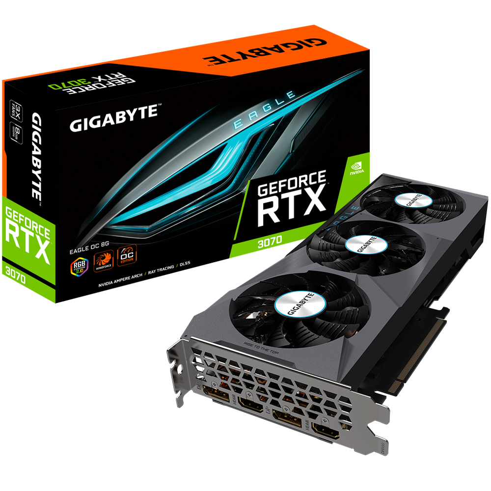 VGA Gigabyte GeForce RTX 3070 EAGLE OC 8G