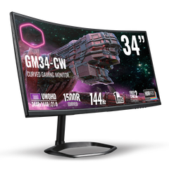 Màn hình Cooler Master GM34-CW cong 144hz 2K