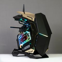 Custom Water Cooling PC Black Gold 5950X 3070Ti