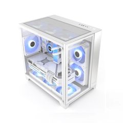 Case VITRA CRYSTAL S1 WHITE M-ATX