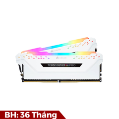 Ram Corsair Vengeance PRO RGB White 2x8G - Bus 3000