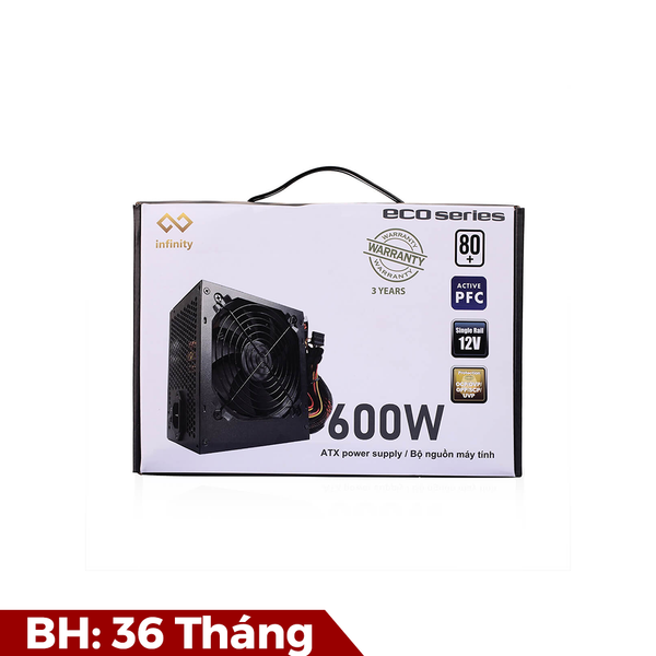 Nguồn Infinity ECO 600W 80Plus Single Rail – True Power