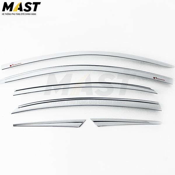 Chắn mưa chrome (6pcs) dùng xe Sonata 14