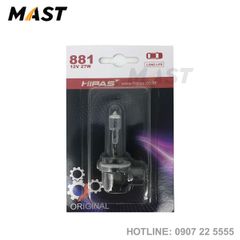 Bóng đèn HIPAS H881 (H27/2) 12V 27W (LONG LIFE )