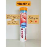 Viên sủi bổ sung vitamin  C Mivolis và khoáng chất , tăng đề kháng, ống 20 viên đức .  ( Thơm ngon dễ uống)
