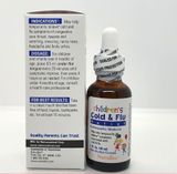 SIRO TRỊ CẢM CÚM TRẺ EM NATRABIO CHILDREN COLD & FLU RELIEF 30ML Mỹ .