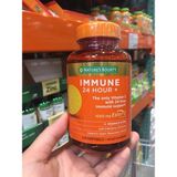 Viên Uống Hỗ Trợ Miễn Dịch 24 Giờ Nature’s Bounty Immune 24 Hour + hộp 120 viên Mỹ .