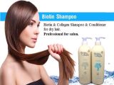 Cặp dầu Gội dầu xả chống rụng tóc và kích thích mọc tóc Biotin & Collagen 1000ml của ý .