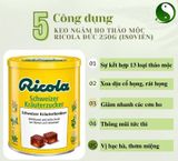 Kẹo ngậm trị ho Ricola Đức Original hộp 250g 180 viên