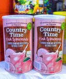 Bột Chanh Đào Country Time Drink Mix Pink  hộp 2.33kg hàng mỹ .
