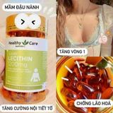 Mầm Đậu Nành Healthy Care Super Lecithin 1200mg hộp 100 viên Úc. ( Điều hòa nội tiết, rất tốt cho sức khỏe nữ giới )