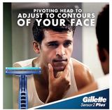 sét 5 cây Dao cạo râu 2 lưỡi - Gillette Sensor Plus 2 - hàng Mỹ .